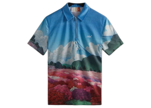 Kith Printed Devoe Quarter Zip Bloom