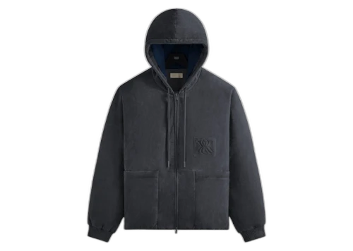 Kith Puffed Suede Jaysen Hoodie Trench