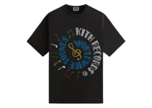 Kith Records Vintage Tee Black