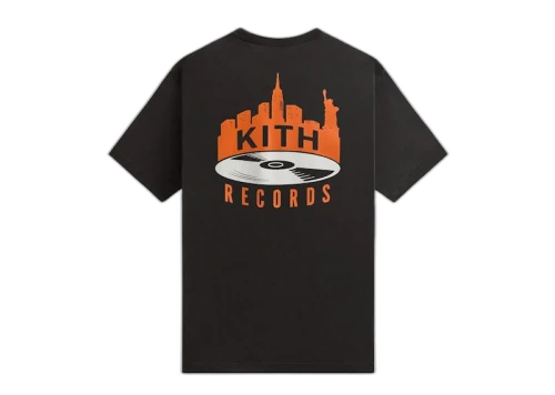 Kith Records Vintage Tee (SS25) Black