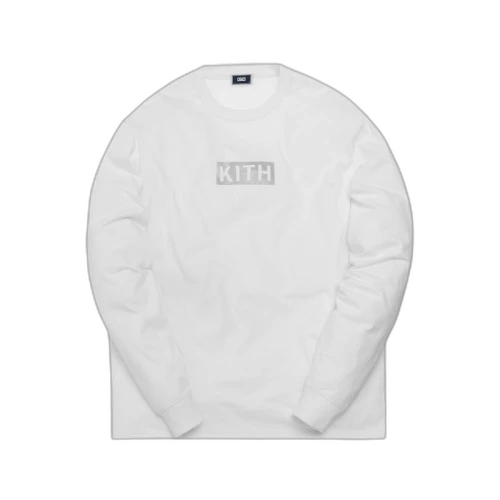 Kith Reflective L/S Tee White