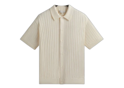 Kith Rhys Knit Stripe Buttondown Sandrift