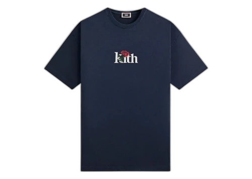 Kith Rose Serif Tee Nocturnal