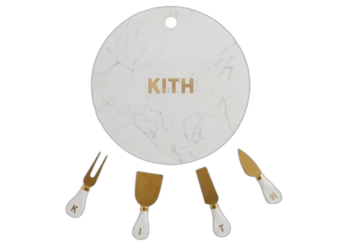 Kith Round Serving Board White