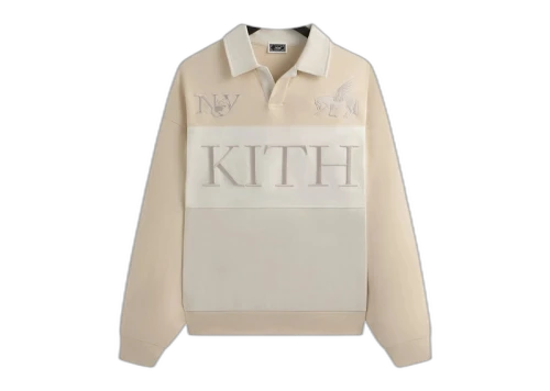 Kith Rugby Nelson Collared Pullover Veil