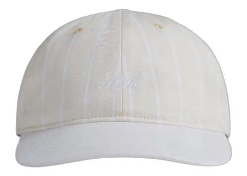 Kith Script Pinstripe Cap Muslin