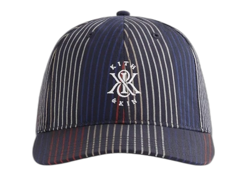 Kith Seersucker Aaron Classic Cap Nocturnal