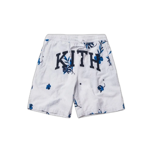 Kith Seersucker Track Shorts Grey