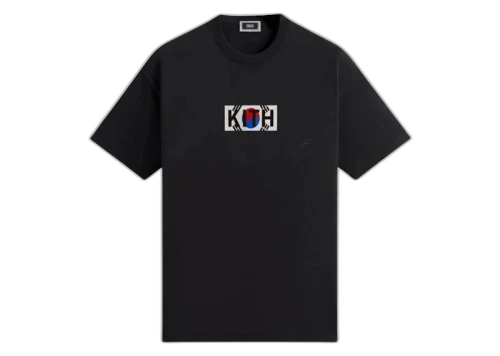 Kith Seoul Box Logo Tee Black