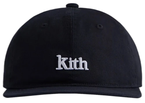 Kith Serif Snapback Black