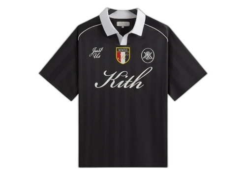 Kith Shadow Stripe Marcel Soccer Top Black