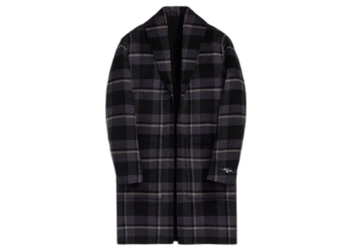 Kith Shawl Collar Becker Coat Battleship