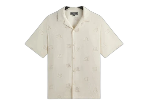 Kith Short Sleeve Thompson Camp Collar Shirt Sandrift
