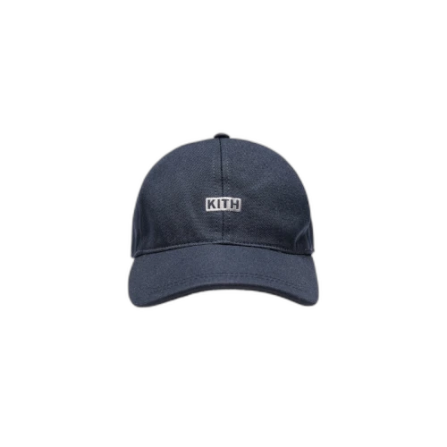 Kith Silver Classic Logo Cap Navy