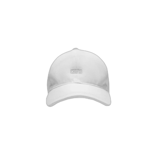 Kith Silver Classic Logo Cap White