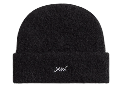 Kith Speckled Boucle Mia Beanie Black