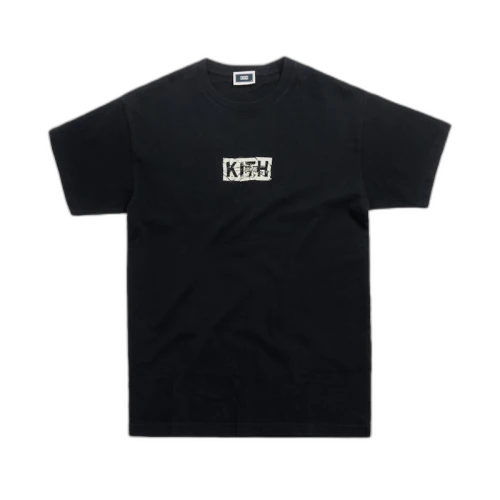 Kith Splintered Logo Tee Black