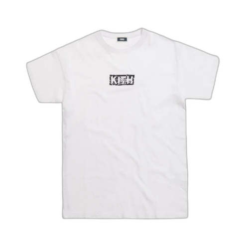 Kith Splintered Logo Tee White