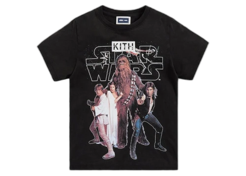 Kith x STAR WARS Kids Classic Tee Black