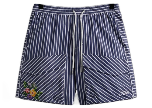 Kith Striped Poplin Boreum Cargo Short Montage
