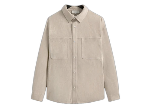 Kith Suede Apollo Shirt Malt