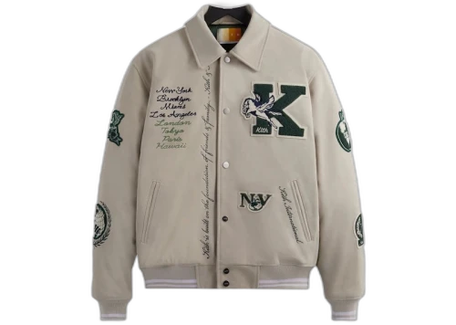 Kith Suede Coaches Jacket Sandrift