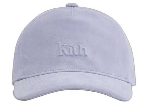 Kith Suede Serif Pinch Crown Cap Avalanche