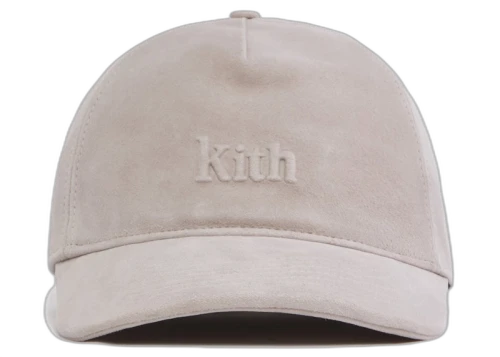 Kith Suede Serif Pinch Crown Cap Pyramid