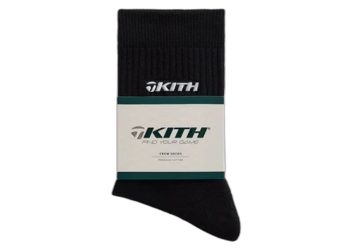 Kith TaylorMade Crew Socks Black