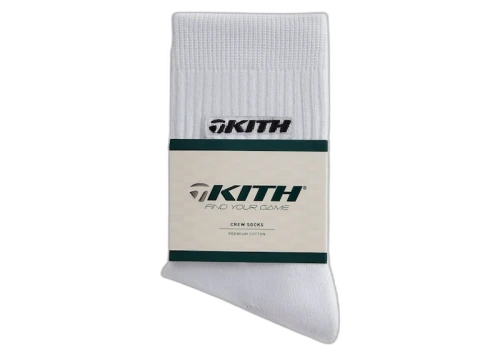 Kith TaylorMade Crew Socks White