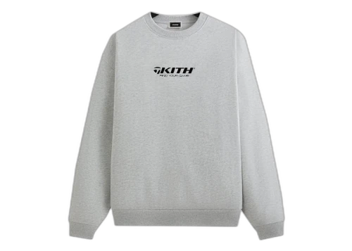 Kith TaylorMade Find Your Game Nelson Crewneck Light Heather Grey