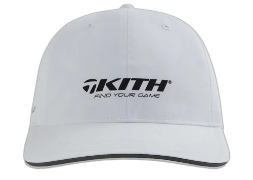 Kith TaylorMade Reflective Nylon Cap White