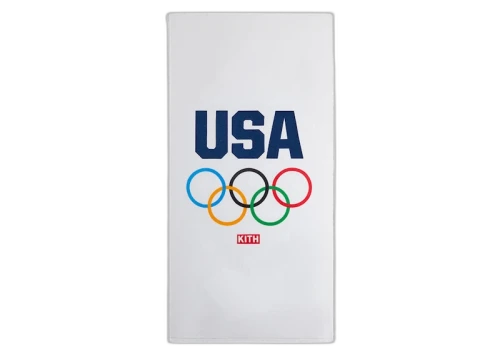 Kith Team USA Beach Towel White