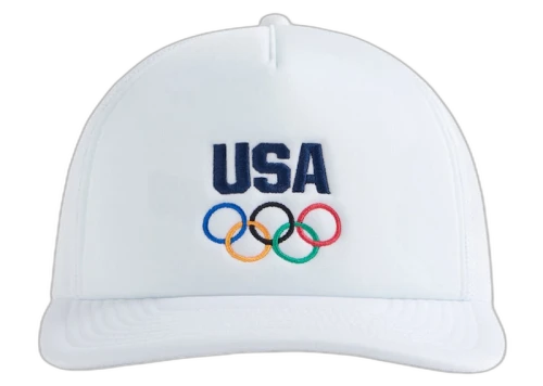 Kith Team USA Nolan Trucker Hat White