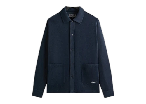 Kith Terry Boxy Collared Overshirt Nocturnal