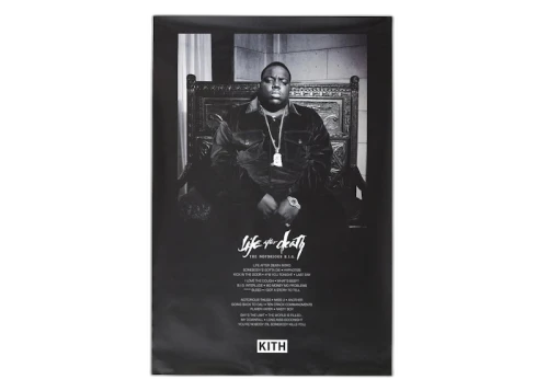 Kith The Notorious B.I.G Life After Death Poster Black