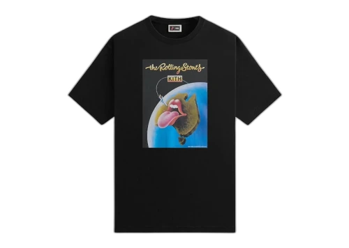 Kith The Rolling Stones Australia 1973 Poster Tee Black