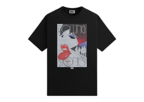 Kith The Rolling Stones Tour 1981 Tee Black