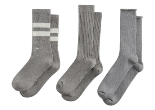 Kith Three Pack Mixed Cotton Socks Multi