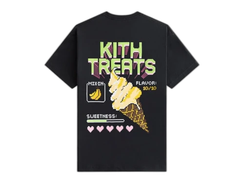 Kith Treats Banana Arcade Tee Black