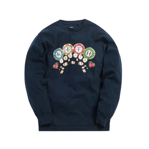 Kith Treats Chips L/S Tee Navy