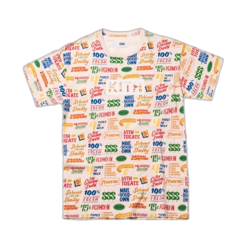 Kith Treats Circular Tee Pink