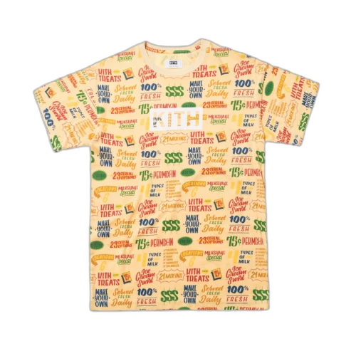 Kith Treats Circular Tee Yellow