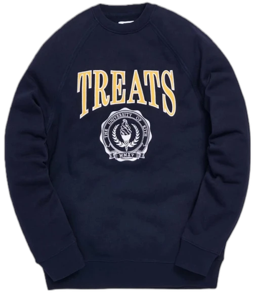 Kith Treats Collegiate Crewneck Navy