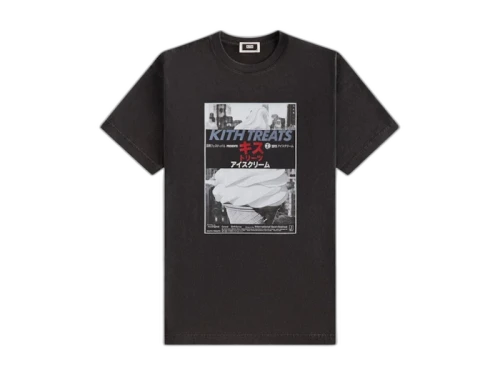 Kith Treats Double Feature Vintage Tee Black