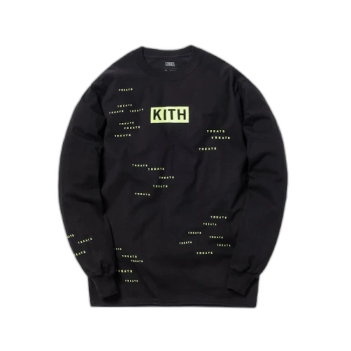 Kith Treats Encrpyted L/S Tee Black