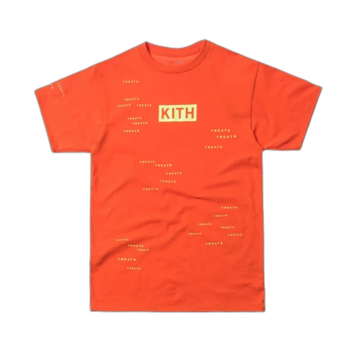 Kith Treats Encrpyted Tee Orange
