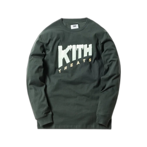 Kith Treats Melting L/S Tee Hunter Green