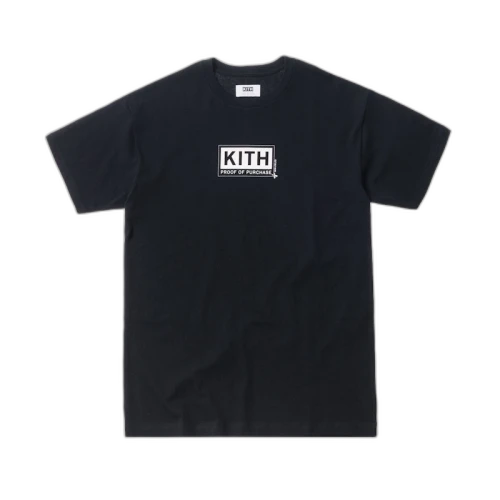 Kith Treats Proof Of Purchase Tee Black
