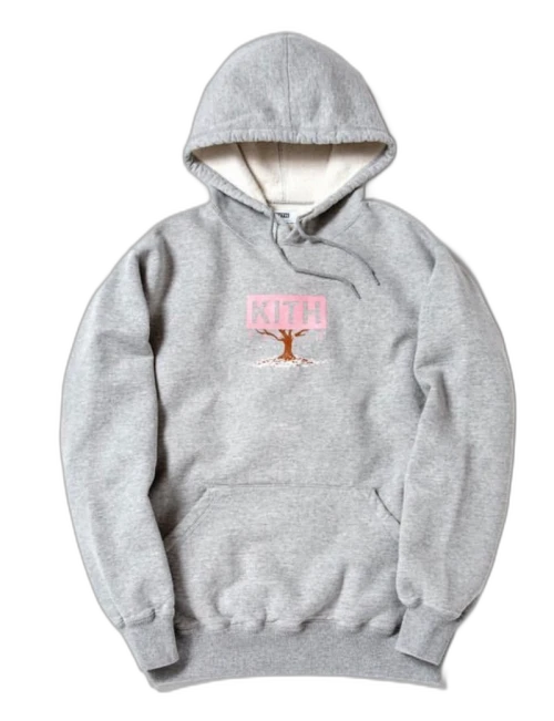 Kith Treats Tokyo The Hanami Hoodie Heather Grey